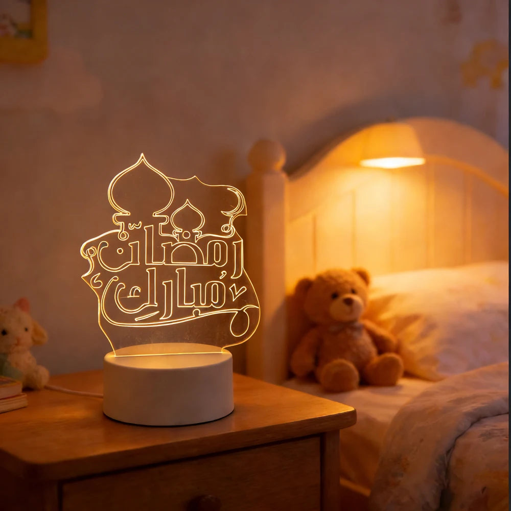 Veilleuse LED 3D Ramadan Eid