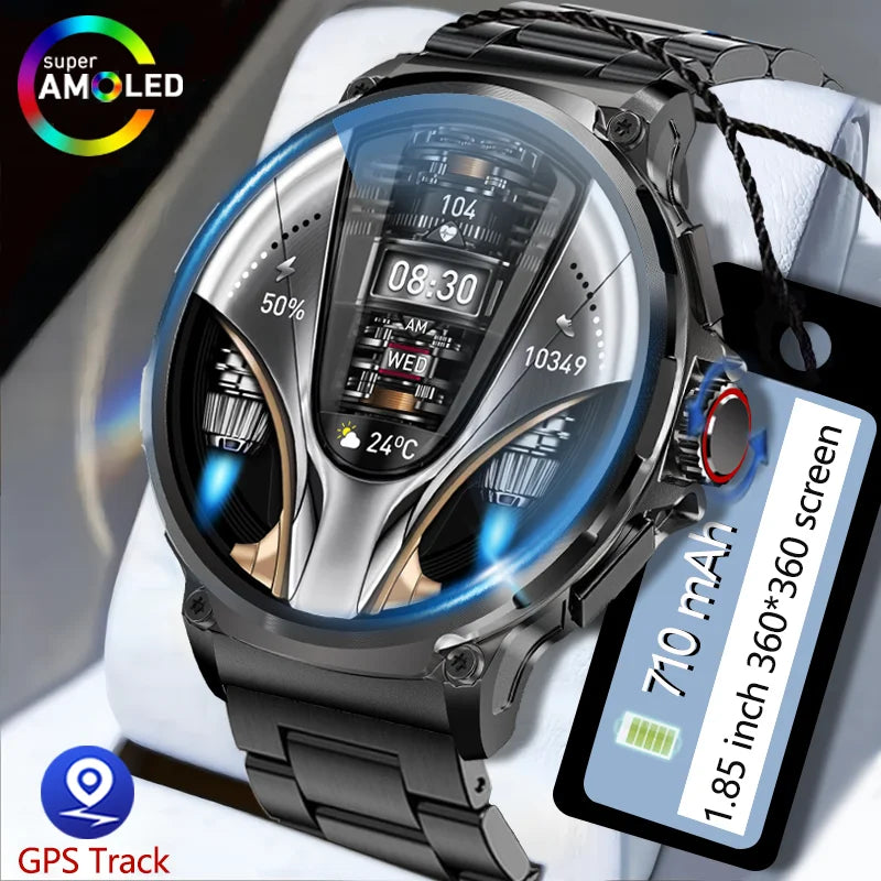 Montre connectée GPS AMOLED ultra HD