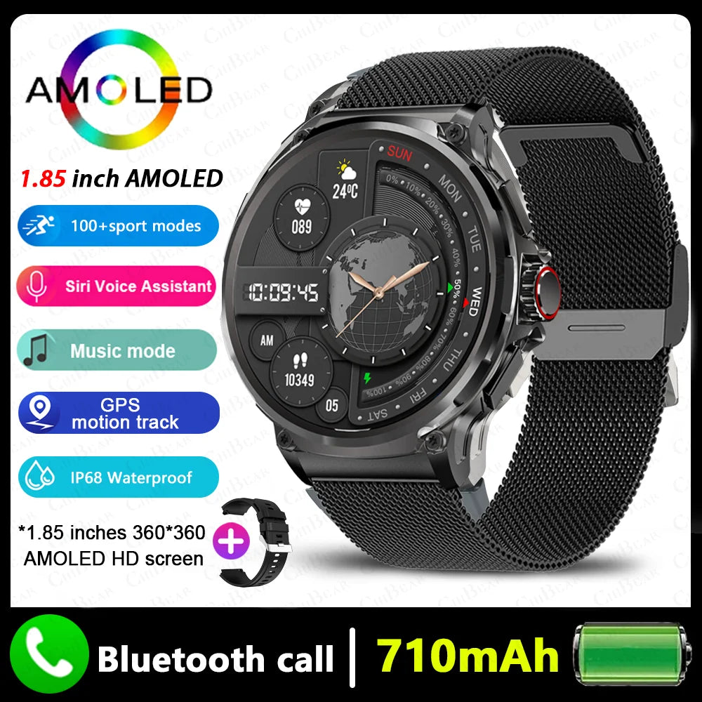 Montre connectée GPS AMOLED ultra HD