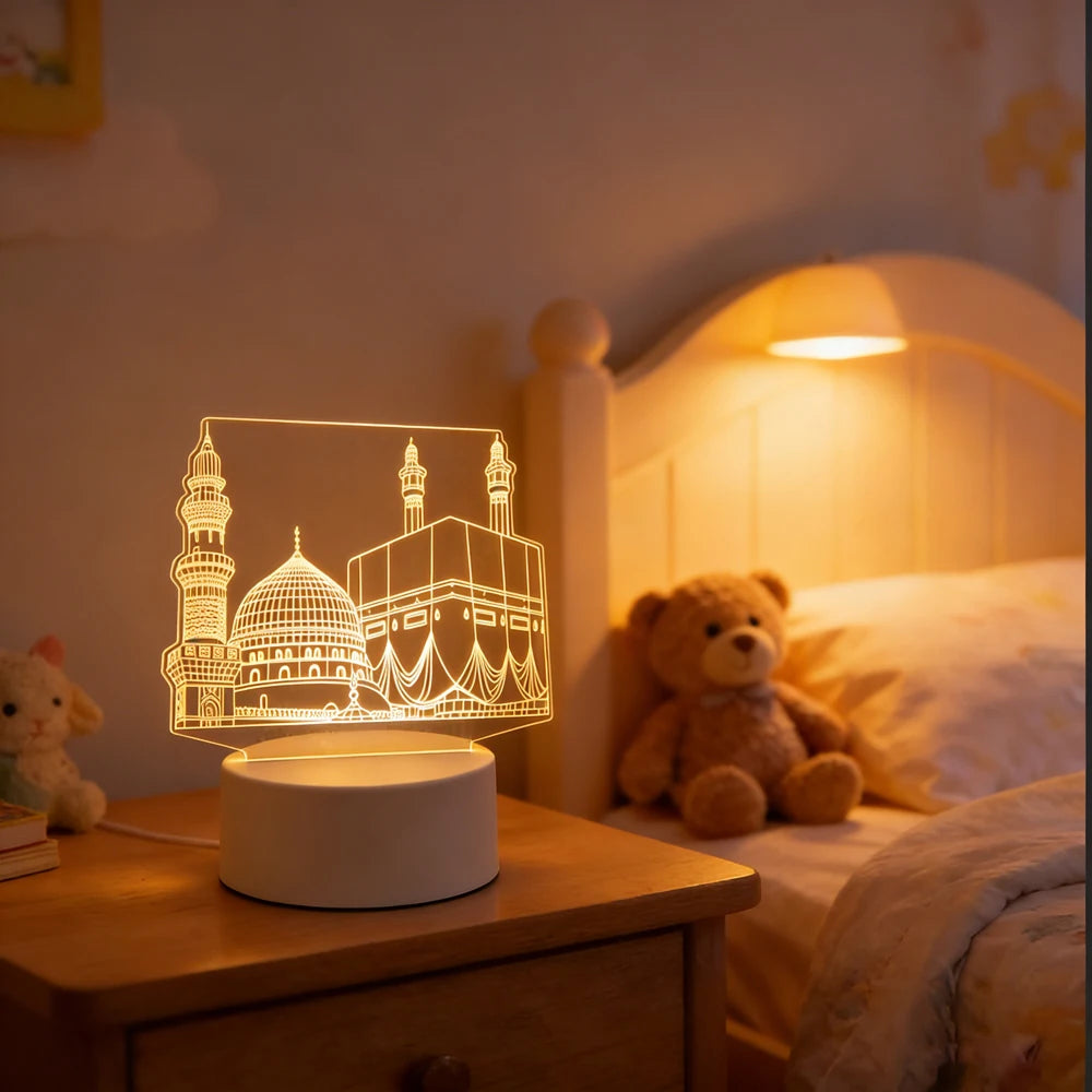 Veilleuse LED 3D Ramadan Eid