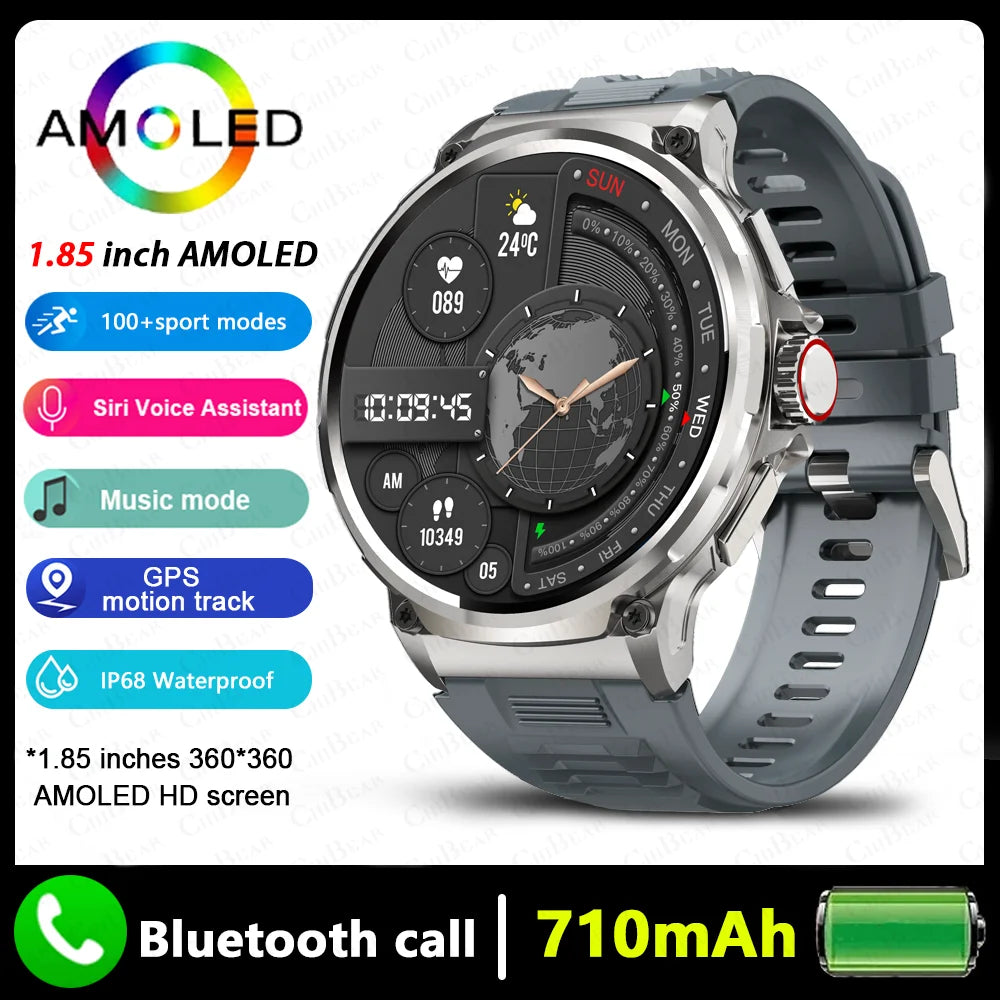 Montre connectée GPS AMOLED ultra HD
