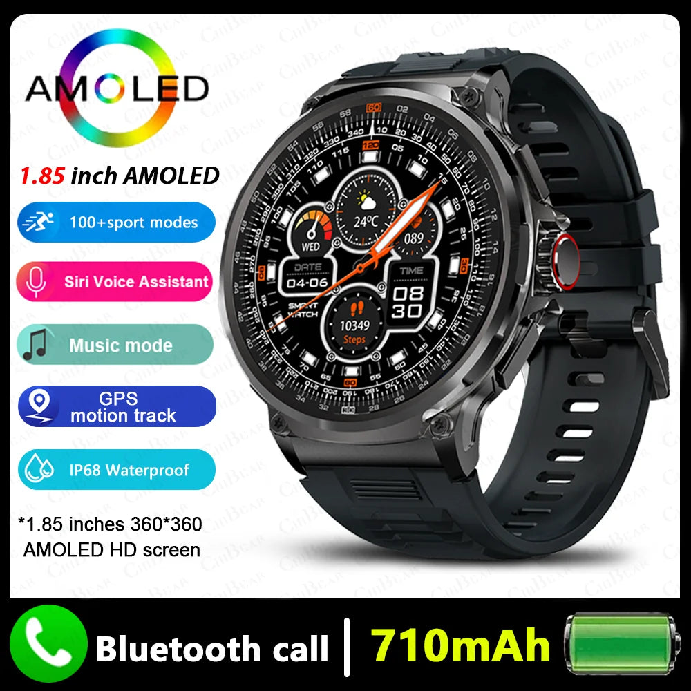 Montre connectée GPS AMOLED ultra HD