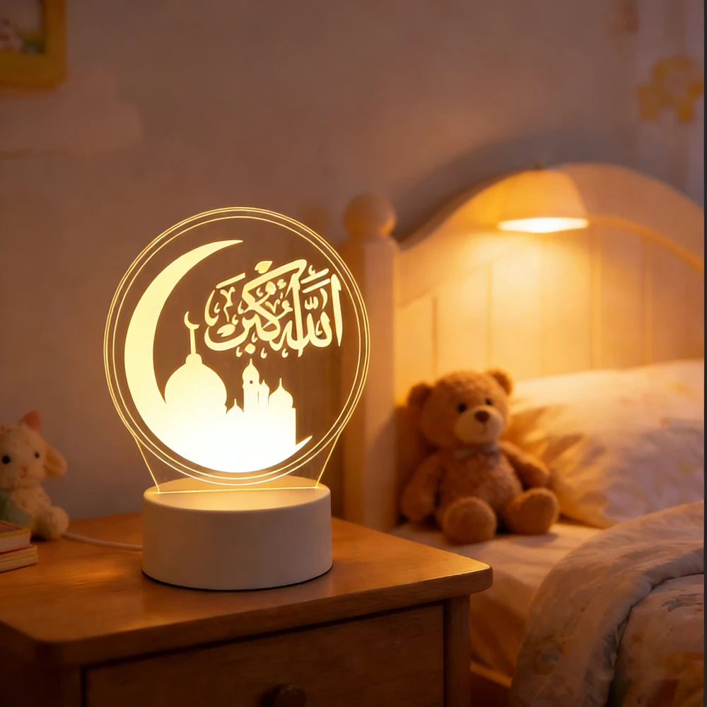Veilleuse LED 3D Ramadan Eid